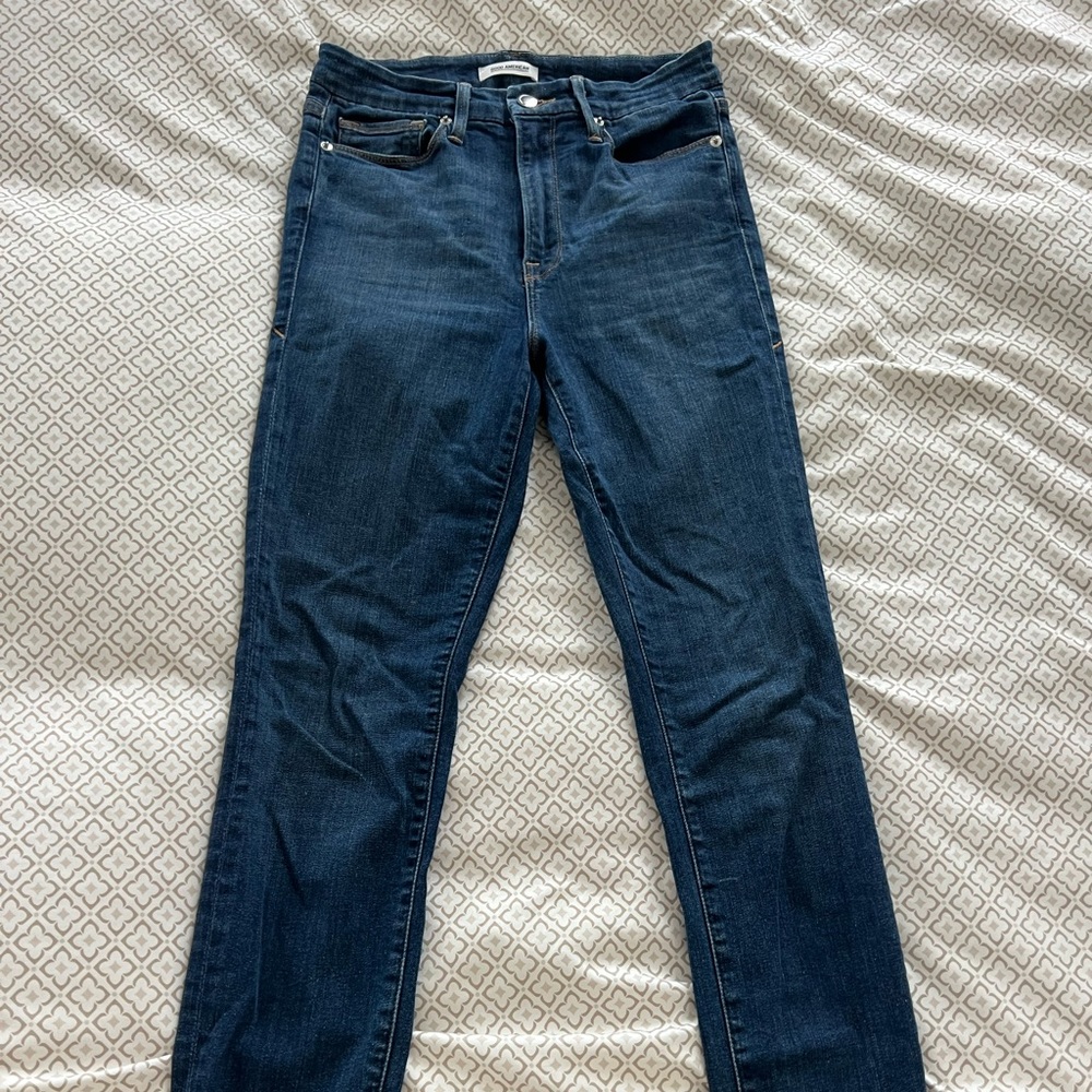 Good American good waist skinny jeans 28